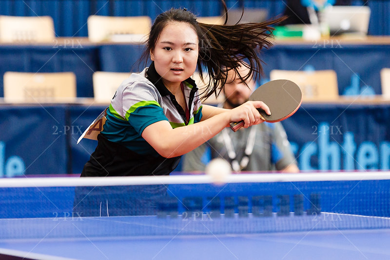 Qian Wan (GER) deutsche Tischtennisspielerin // Photo: Binh Truong